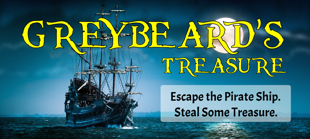 Greybeard's Treasure Escape Room Banner